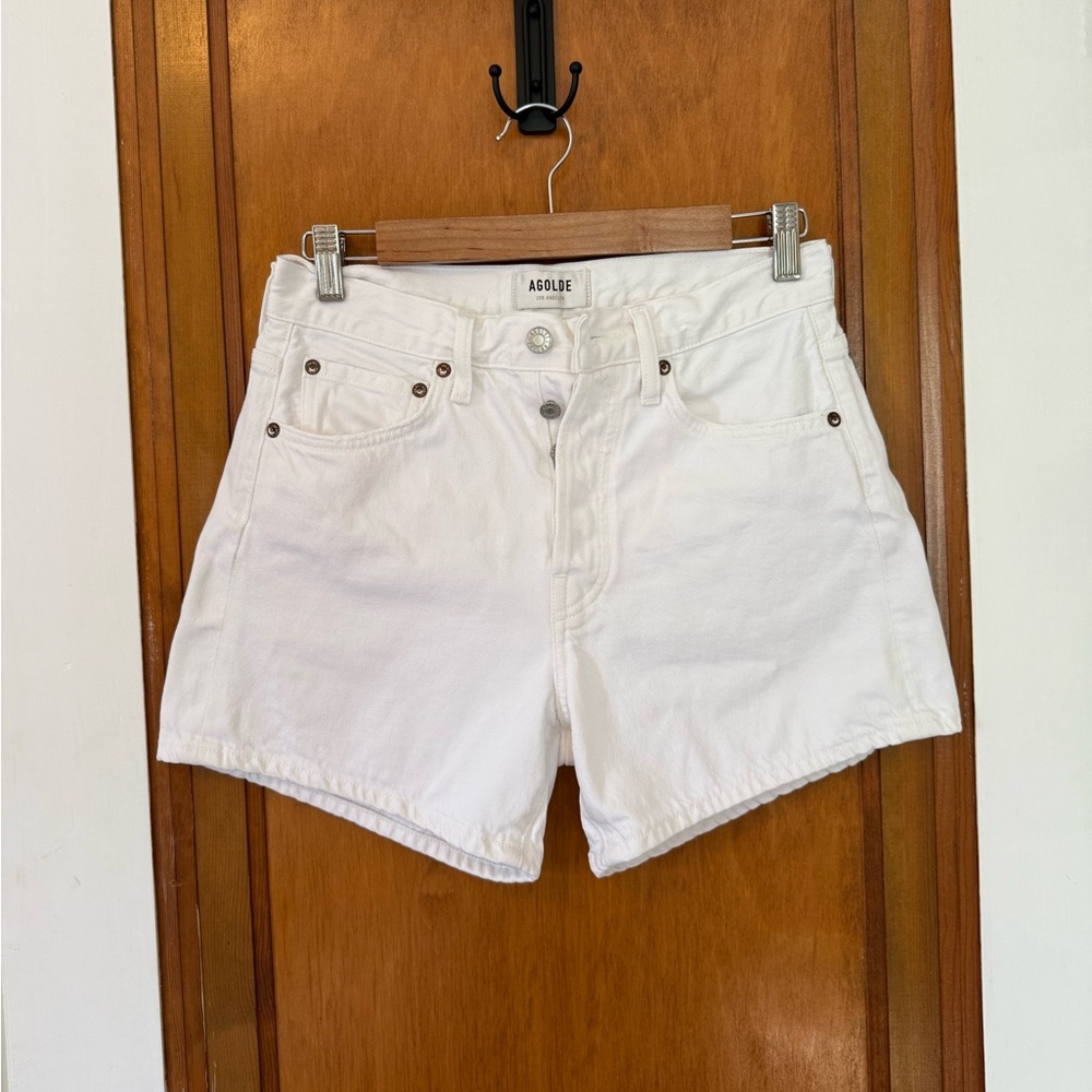Agolde Parker Long Jean Shorts